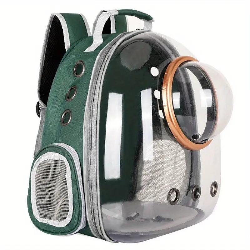 Pet Carrier Backpack, Space Capsule Bubble Cat Backpack Carrier, Waterproof Pet Backpack Outdoor Use - VINE GLOBAL