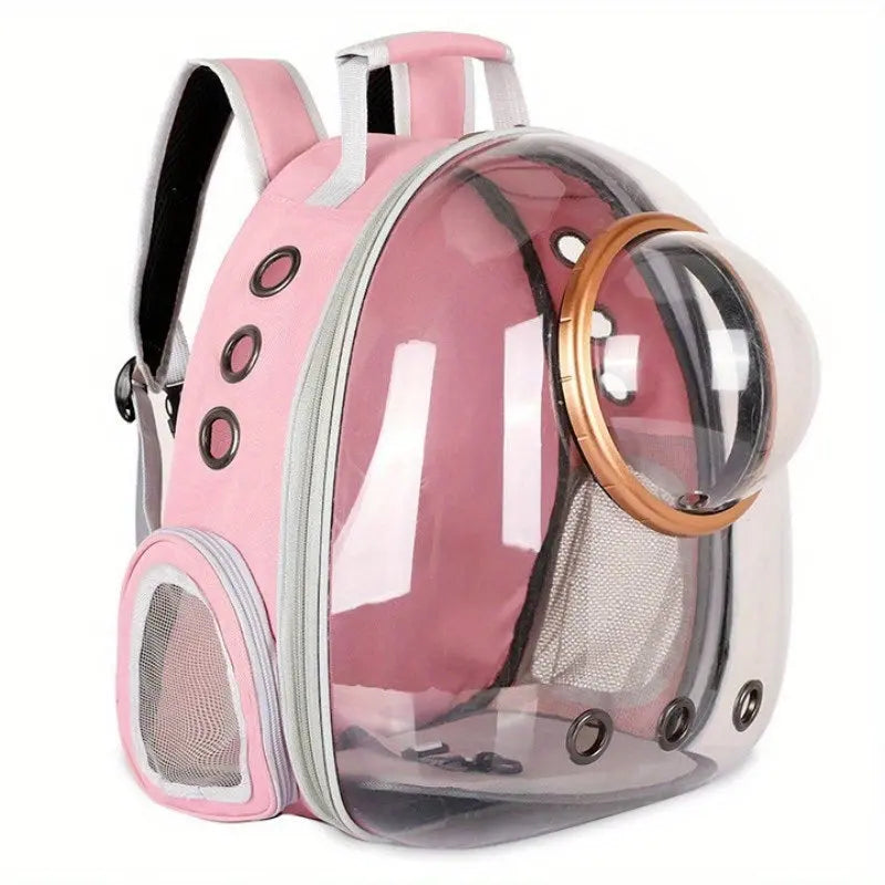 Pet Carrier Backpack, Space Capsule Bubble Cat Backpack Carrier, Waterproof Pet Backpack Outdoor Use - VINE GLOBAL