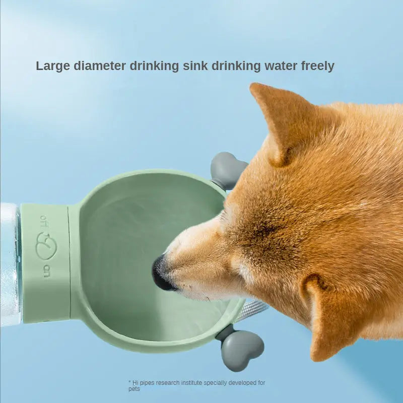 Portable Dog Water Bottle,2 In 1 Dog Water Bottle Dispenser With Food Container,Leak Proof Dog Travel Water Bottle For Walking,Hiking And Travel Water Pets Container Dog Feeder Bowl Bowls - VINE GLOBAL