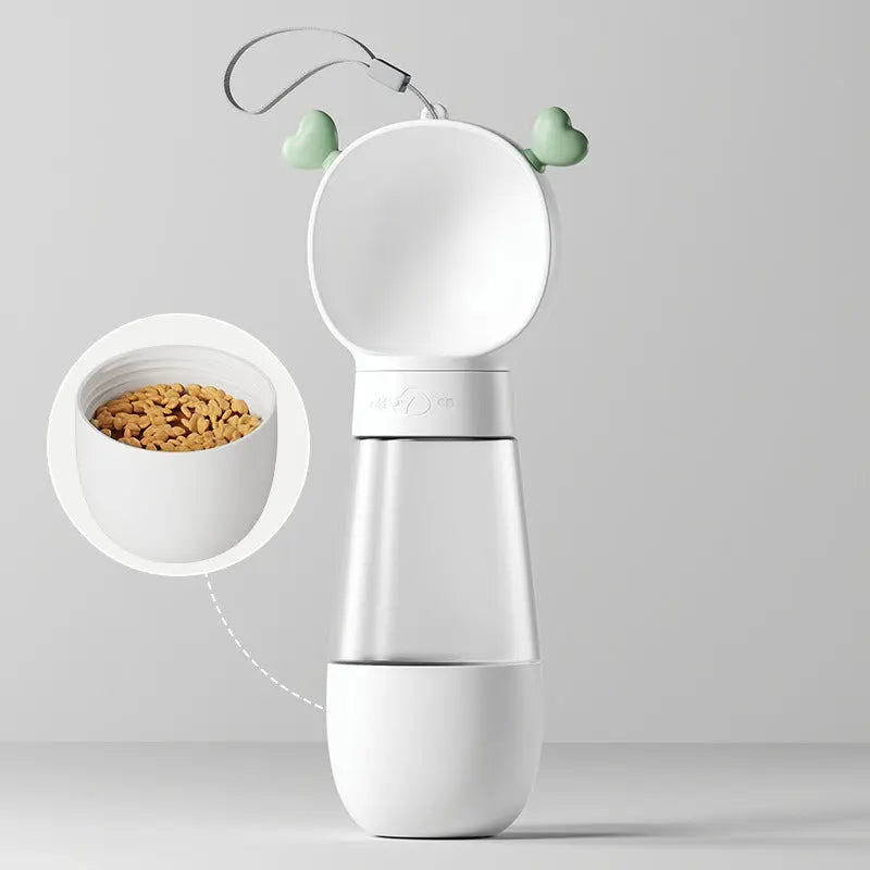 Portable Dog Water Bottle,2 In 1 Dog Water Bottle Dispenser With Food Container,Leak Proof Dog Travel Water Bottle For Walking,Hiking And Travel Water Pets Container Dog Feeder Bowl Bowls - VINE GLOBAL