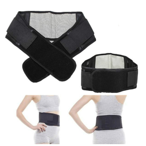 Double Pull Back Lumbar Support Belt Waist Orthopedic Corset Men Women Spine Decompression Waist Trainer Brace Back Pain Relief - VINE GLOBAL