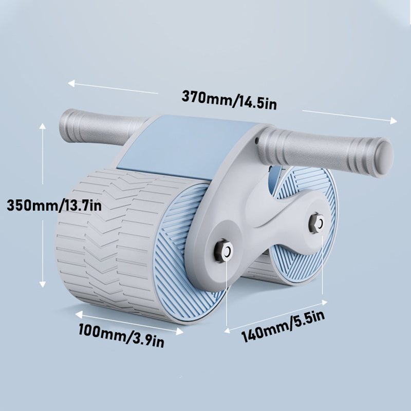 1pc Rebound Abdominal Roller Wheel For Abdominal Exercise Fitness With Knee Mat; Home Fitness Equipment For Abs Workout - VINE GLOBAL