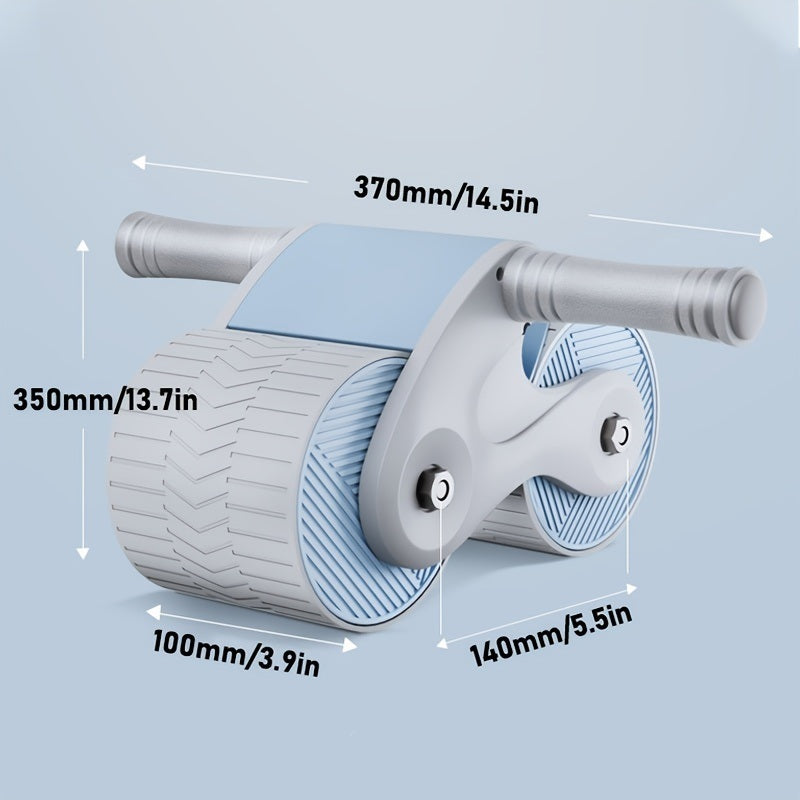 1pc Rebound Abdominal Roller Wheel For Abdominal Exercise Fitness With Knee Mat; Home Fitness Equipment For Abs Workout - VINE GLOBAL