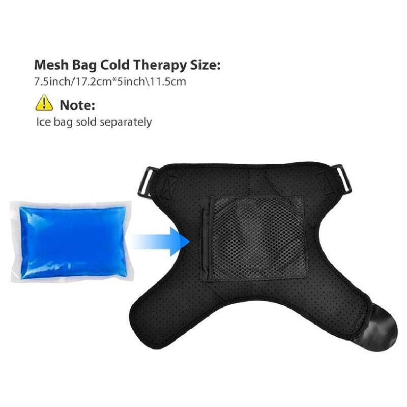 USB Heated Shoulder Massager Shoulder Brace; Electric Heated Knee Elbow Shoulder Brace Wrap; Vibration Knee Heating Pad; Heating Pad For Knee Elbow Shoulder Relax Shoulder Warmers - VINE GLOBAL