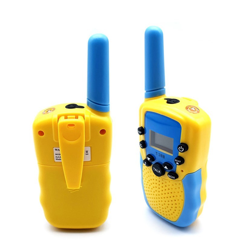2pcs/pack Kids Walkie Talkie 22 Channel Bidirectional Wireless Radio Toy With Backlight LCD Flashlight For Outdoor; Camping; 3km Range Hiking - VINE GLOBAL