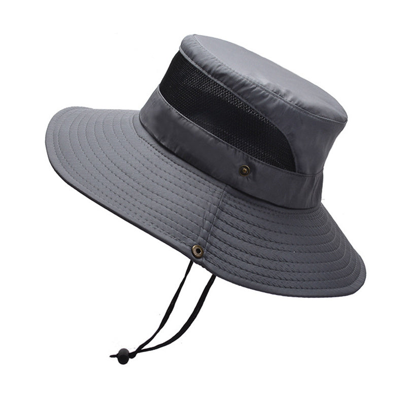 Bucket Hat Summer Men Women Fishing Boonie Hats UV Protection Long Large Wide Brim Hiking Sun Hat Outdoor Cap - VINE GLOBAL