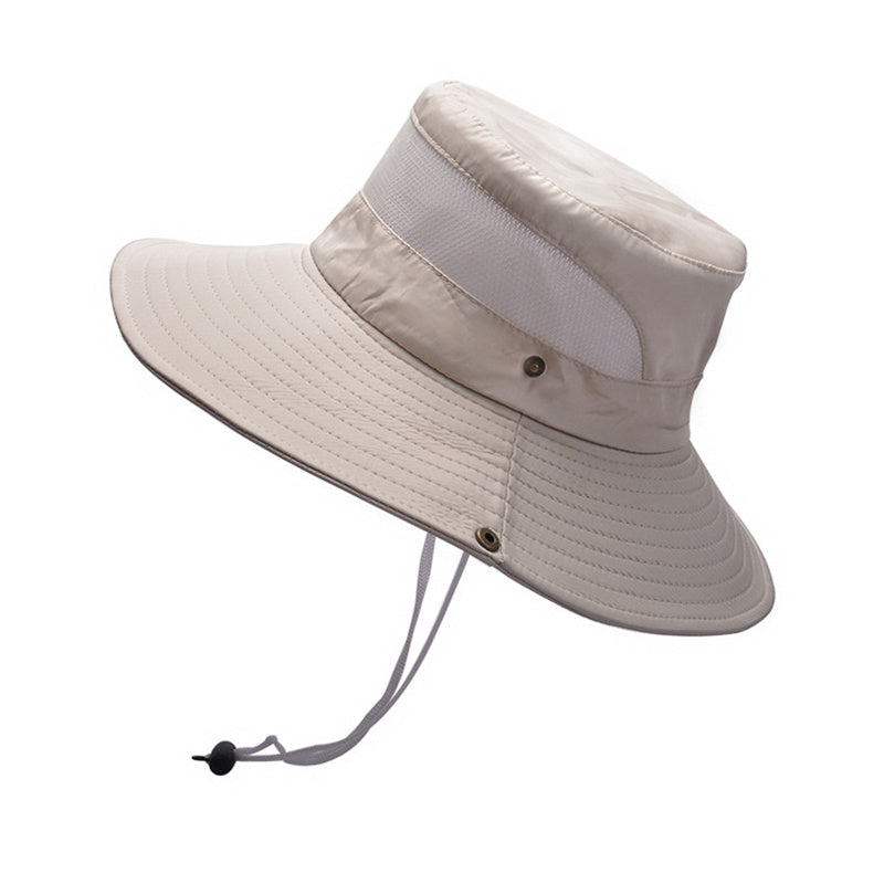 Bucket Hat Summer Men Women Fishing Boonie Hats UV Protection Long Large Wide Brim Hiking Sun Hat Outdoor Cap - VINE GLOBAL