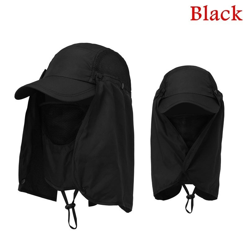 1pc Unisex Sun Shadow; Outdoor Mountaineering Sun Visor; Fisherman Hat; Fishing Cap; Fast Drying Cap - VINE GLOBAL