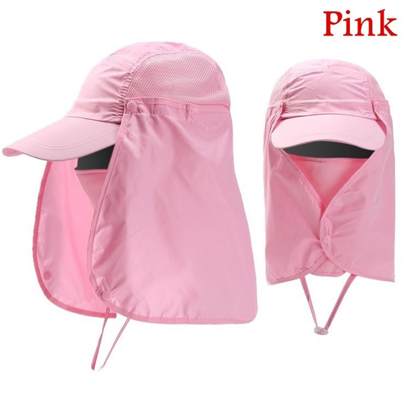 1pc Unisex Sun Shadow; Outdoor Mountaineering Sun Visor; Fisherman Hat; Fishing Cap; Fast Drying Cap - VINE GLOBAL