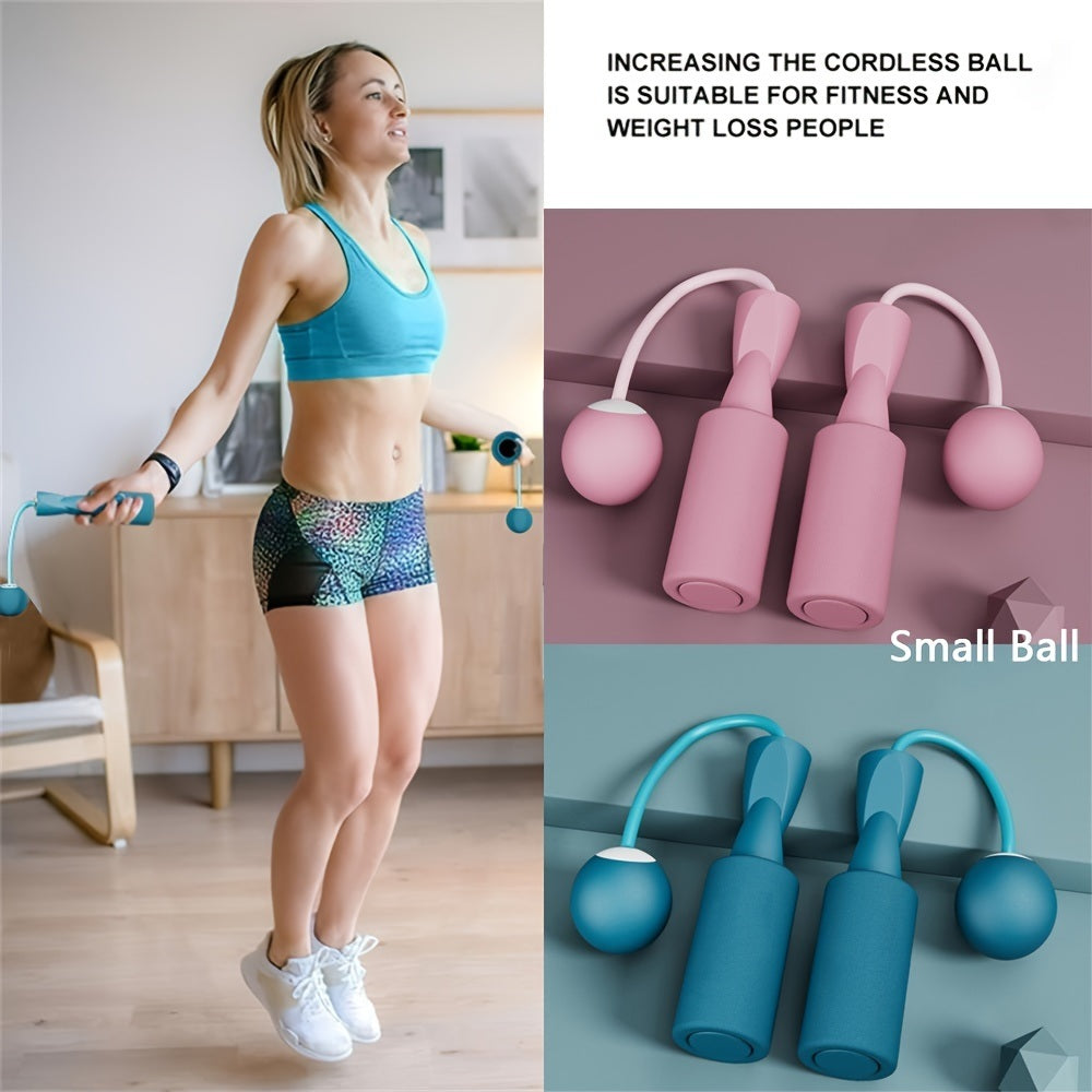 Cordless Jump Rope; Gym Sports Fitness Training; Built In Wire Skipping Rope; Fitness Equipment For Home Sports - VINE GLOBAL