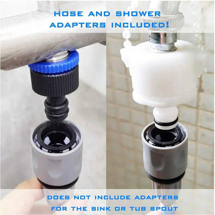 Dog shower nozzle Golden Bichon Satsuma dog bath silicone massage shower hose - VINE GLOBAL