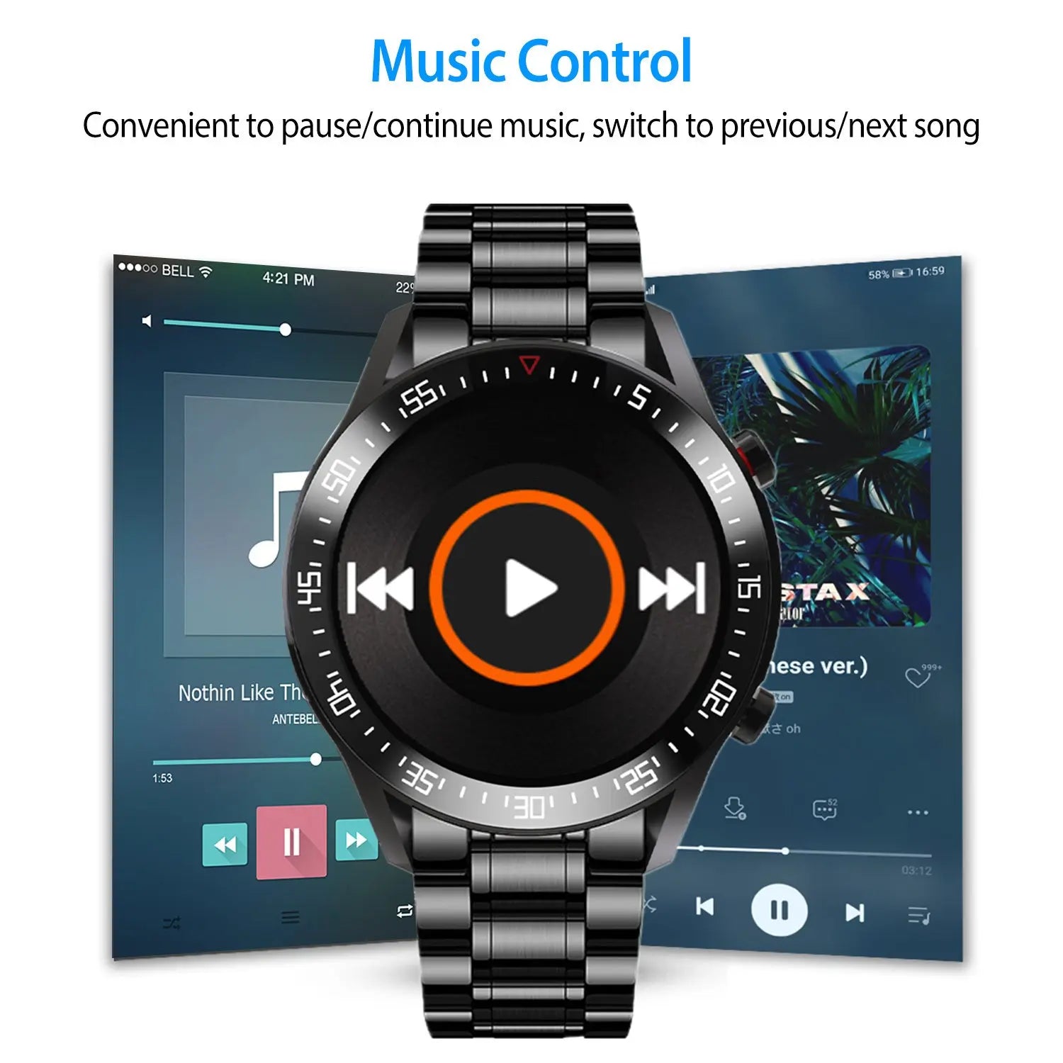 Wireless Smart Watch Fitness Tracker IP68 Waterproof Sport Bracelet - VINE GLOBAL