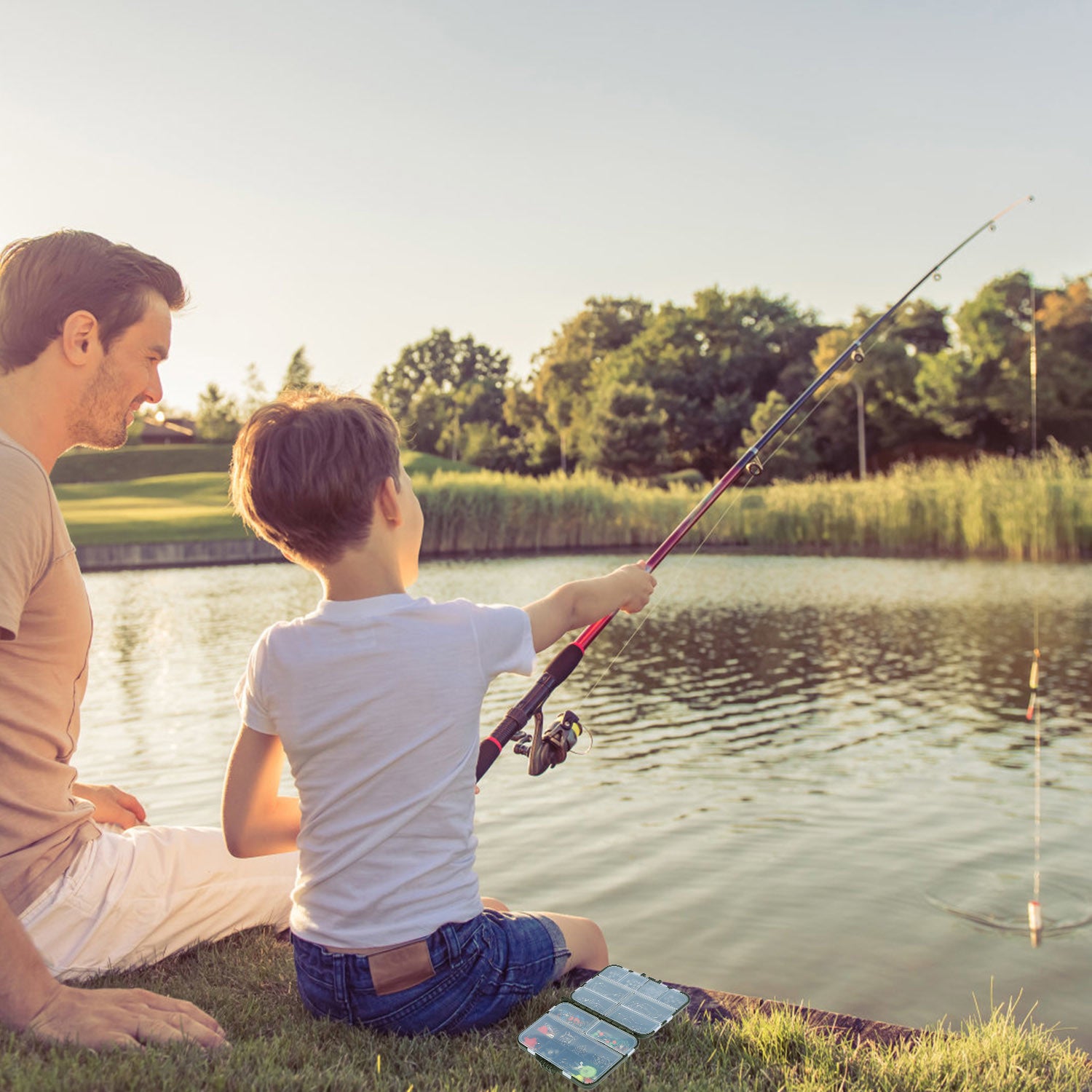 188Pcs Fishing Accessory Kit Portable Fishing Set Including Jig Hooks Sinker Weights Spoon Lure - VINE GLOBAL