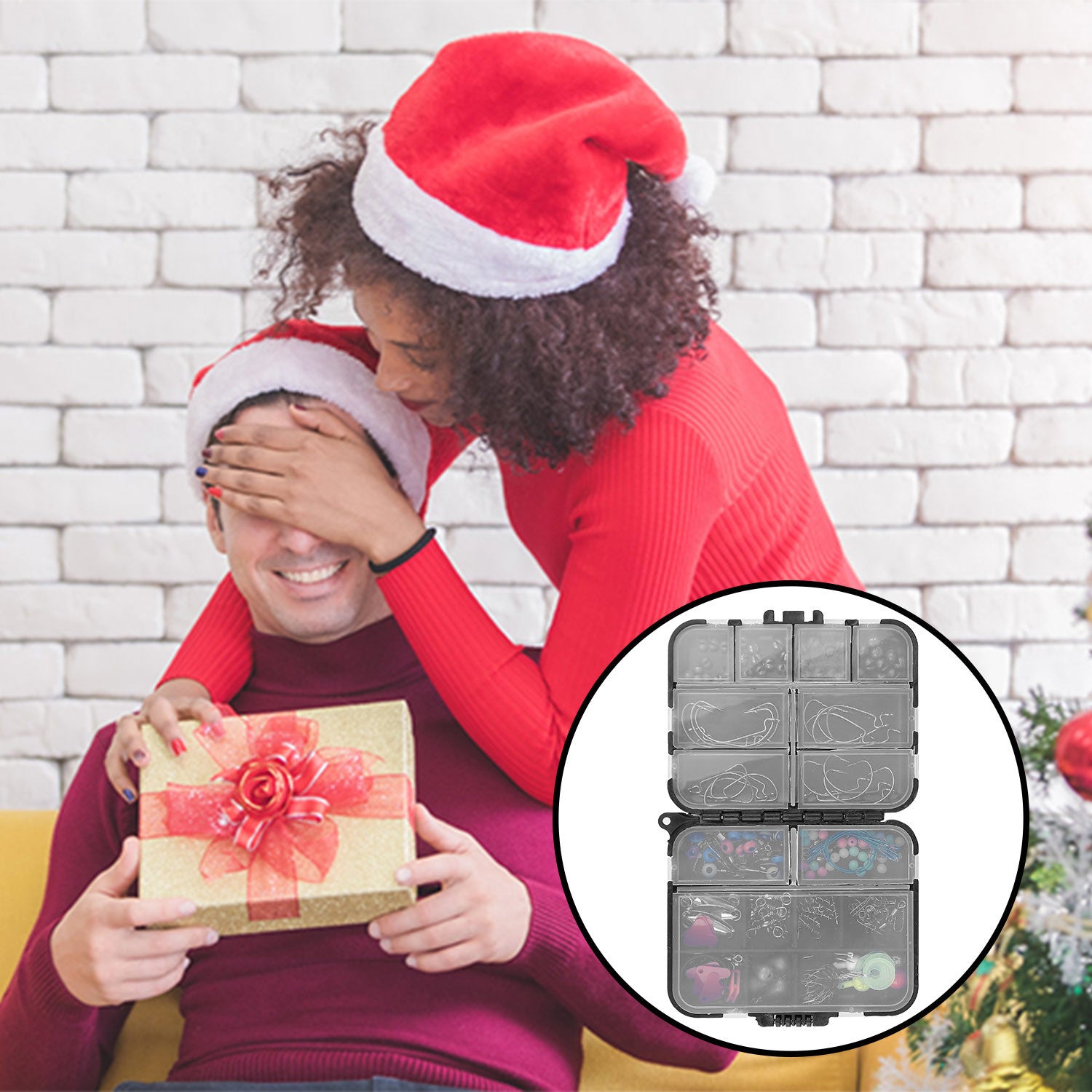 188Pcs Fishing Accessory Kit Portable Fishing Set Including Jig Hooks Sinker Weights Spoon Lure - VINE GLOBAL