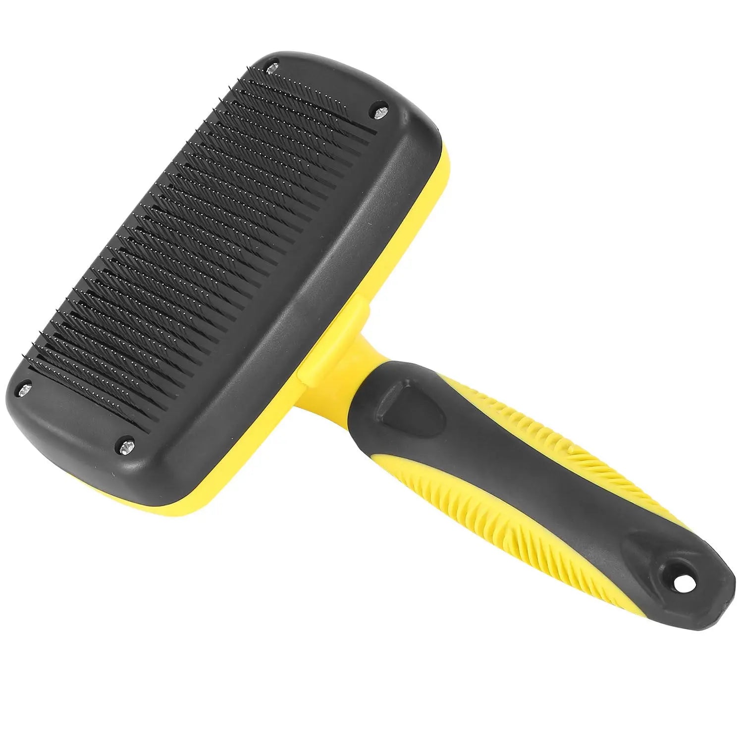 Self Cleaning Slicker Brush Pets Dogs Grooming Shedding Tools Pet Hair Grooming Remover - VINE GLOBAL