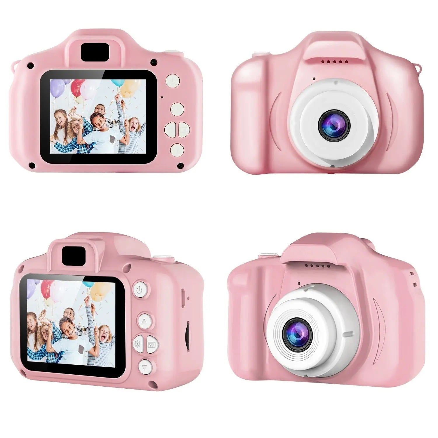 Kids Digital Camera w/ 2.0' Screen 12MP 1080P FHD Video Camera 4X Digital Zoom Games - VINE GLOBAL