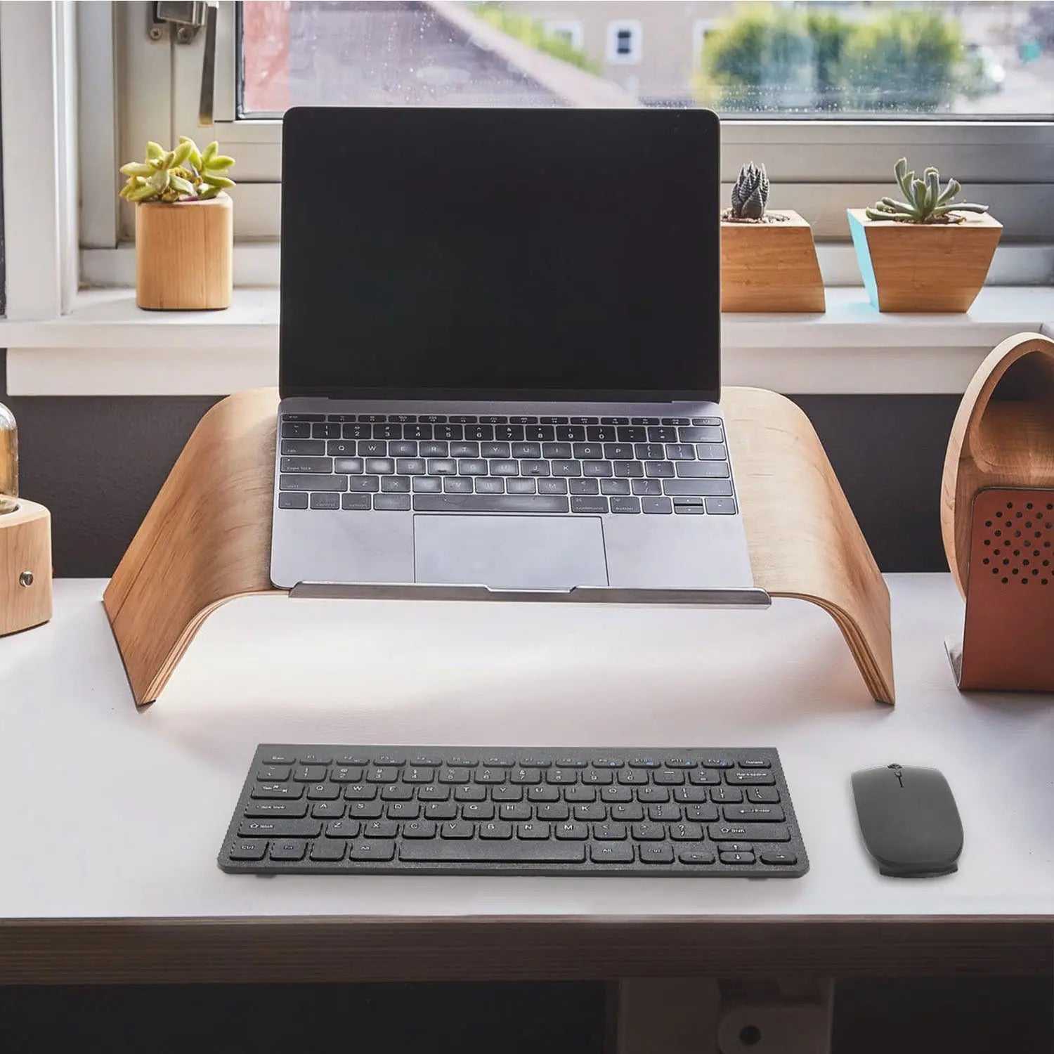 Wireless Keyboard and Mouse 2.4GHz Multimedia Mini Keyboard Mouse Combos USB Receiver - VINE GLOBAL