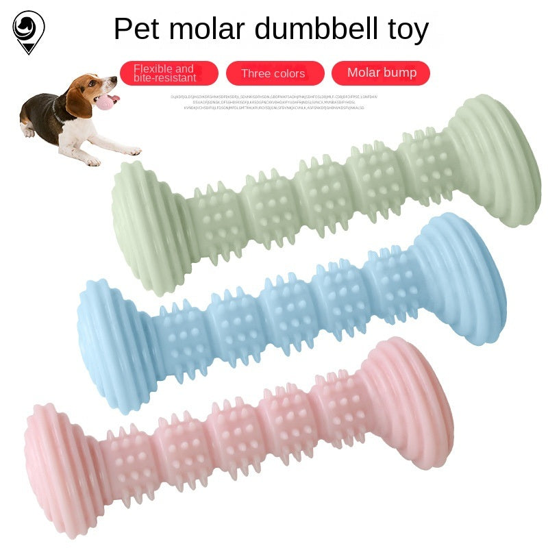 2pcs Pet Teeth Molar Toys TPR Chewing and Nibbling Dog Toothbrush Toys Teeth Grinding Teeth Tease Dog Stick dog toy - VINE GLOBAL