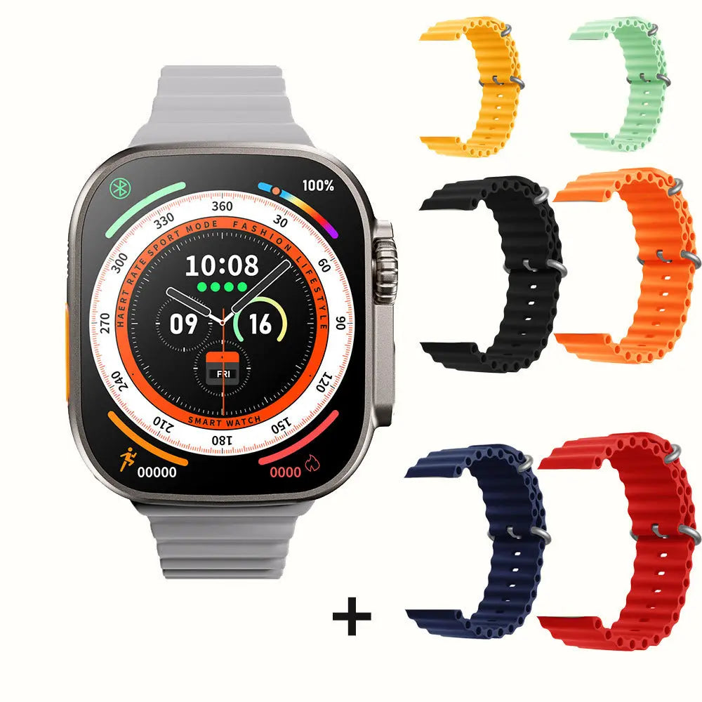 DaTeoy ZD8 Ultra Smart Watch Series 8 49mm Titanium Alloy Body 2.0" Retina Screen BT Call NFC ECG IP68 Waterproof Smartwatch Men - VINE GLOBAL
