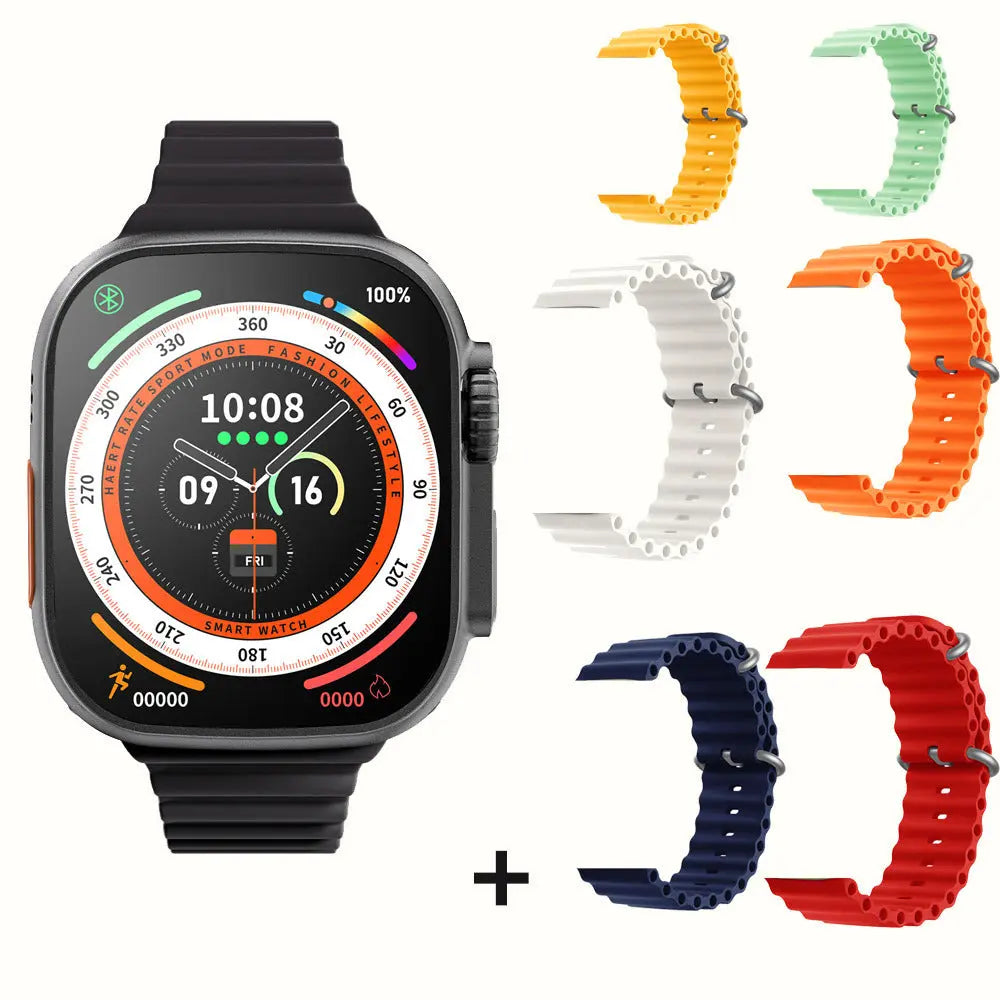 DaTeoy ZD8 Ultra Smart Watch Series 8 49mm Titanium Alloy Body 2.0" Retina Screen BT Call NFC ECG IP68 Waterproof Smartwatch Men - VINE GLOBAL