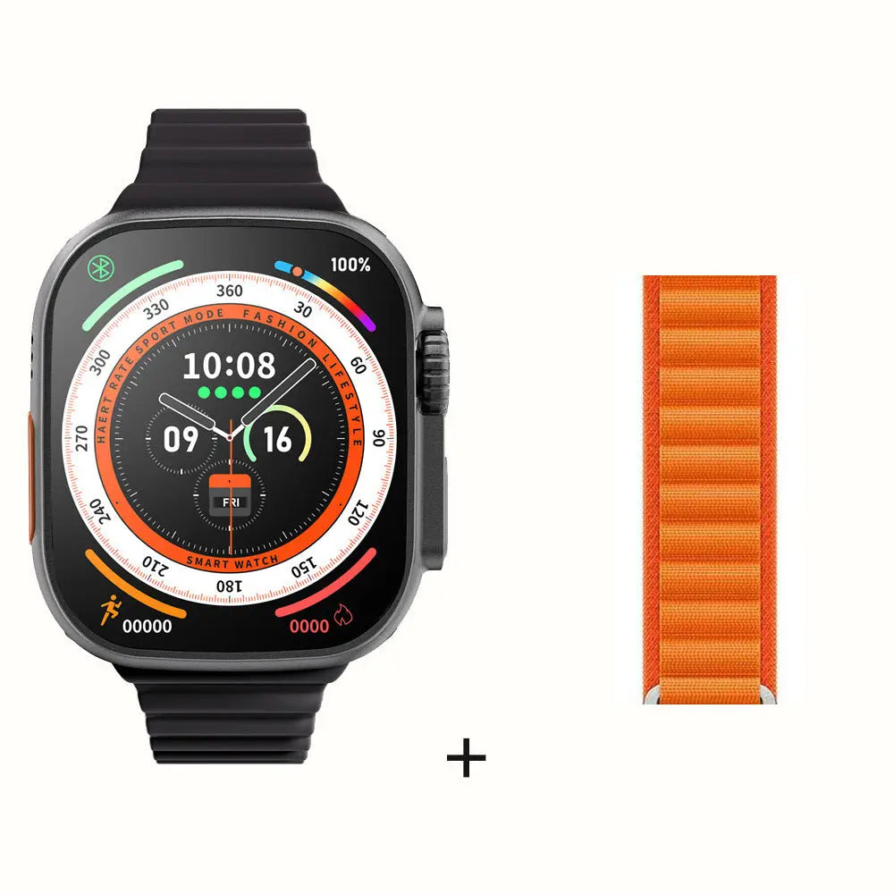 DaTeoy ZD8 Ultra Smart Watch Series 8 49mm Titanium Alloy Body 2.0" Retina Screen BT Call NFC ECG IP68 Waterproof Smartwatch Men - VINE GLOBAL