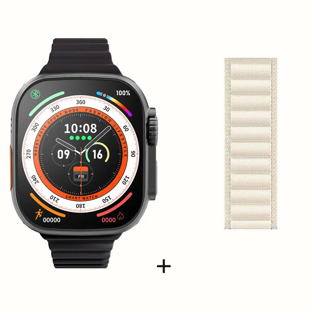 DaTeoy ZD8 Ultra Smart Watch Series 8 49mm Titanium Alloy Body 2.0" Retina Screen BT Call NFC ECG IP68 Waterproof Smartwatch Men - VINE GLOBAL