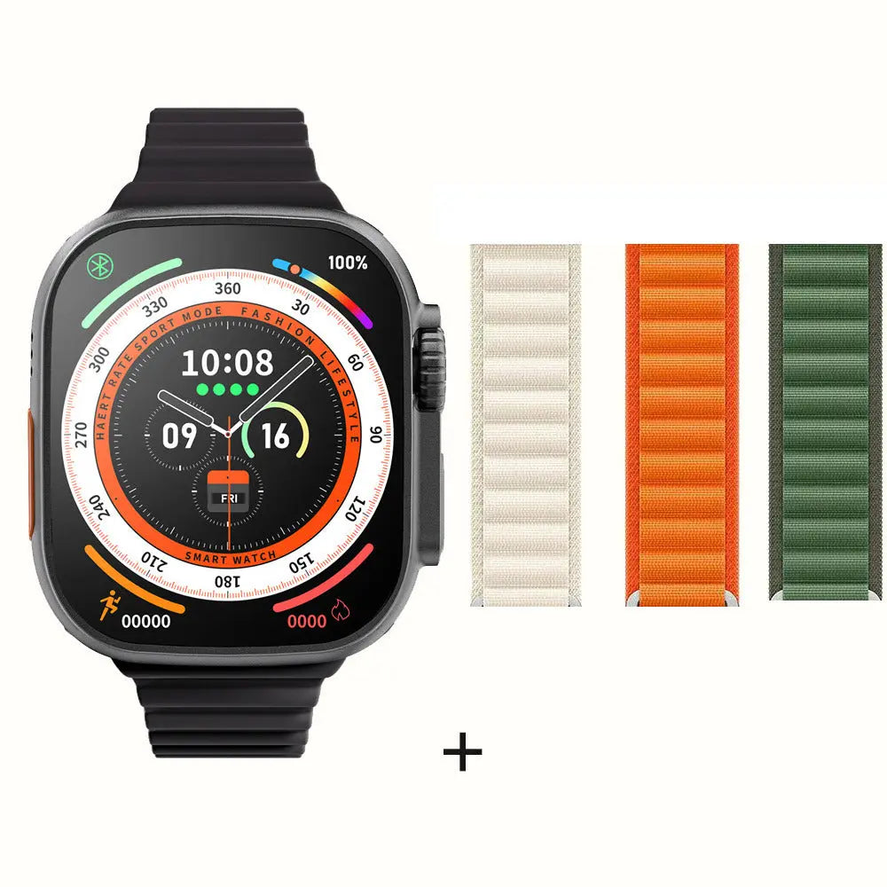 DaTeoy ZD8 Ultra Smart Watch Series 8 49mm Titanium Alloy Body 2.0" Retina Screen BT Call NFC ECG IP68 Waterproof Smartwatch Men - VINE GLOBAL