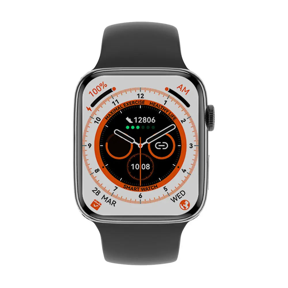 KIWITIME IWO WATCH DT8 MAX Smart Watch Series 8 45mm 2.0inch Infinite Screen Bluetooth Smartwatch for Android Phone Temperature - VINE GLOBAL