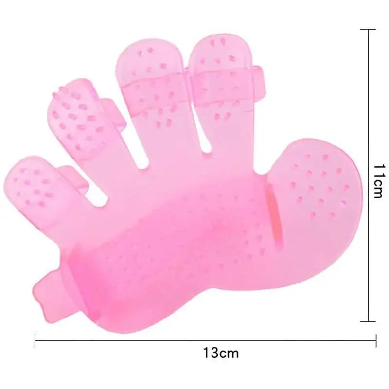 Pet Cat Grooming Comb Five Finger Pet Bath Brush Cat Dog Shower Massager Pet Grooming Deshedding Glove - VINE GLOBAL