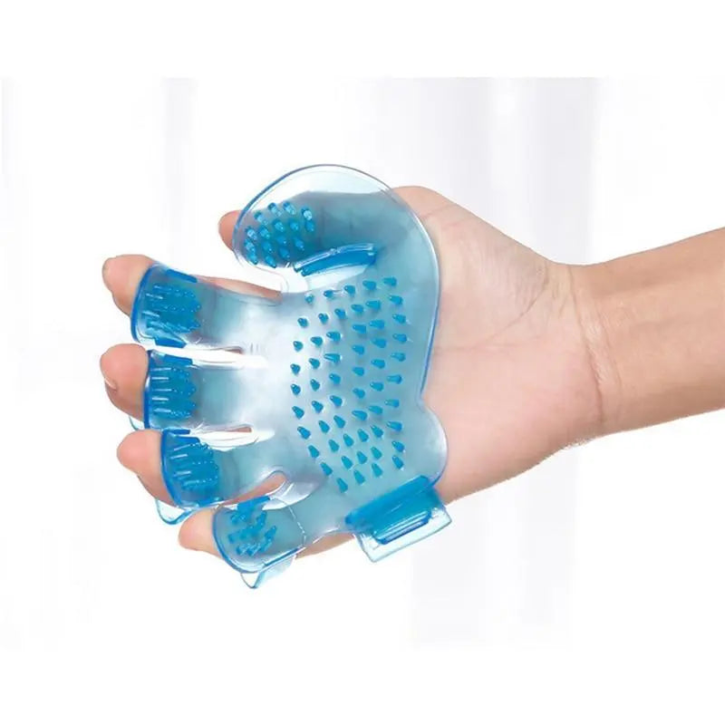 Pet Cat Grooming Comb Five Finger Pet Bath Brush Cat Dog Shower Massager Pet Grooming Deshedding Glove - VINE GLOBAL