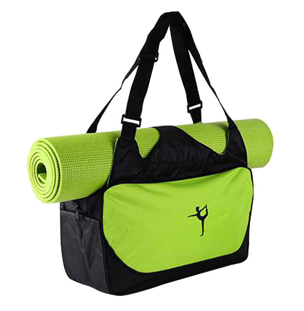 Multifunction Yoga Mat Tote Bag: Lightweight, Durable, Breathable Pouch[Green] - VINE GLOBAL