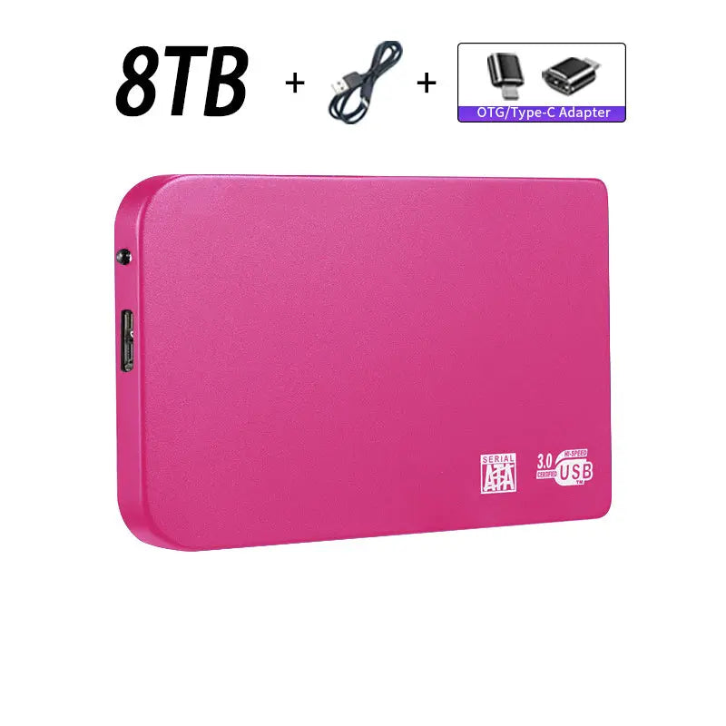 Original High-speed 16TB Portable External Solid State Hard Drive USB3.0 Interface HDD Mobile Hard Drive For Laptop/mac - VINE GLOBAL