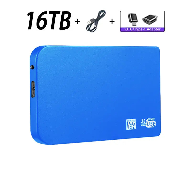 Original High-speed 16TB Portable External Solid State Hard Drive USB3.0 Interface HDD Mobile Hard Drive For Laptop/mac - VINE GLOBAL