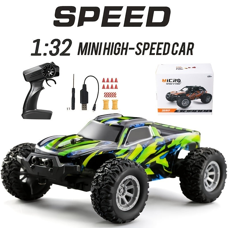 1:32Proportion Remote Control Car; Remote Control Car Max 20 Km/h; 2.4Ghz High-Speed All-terrain Outdoor Electric Toy Car; Boys & Girls Kids Remote Control Car-02 - VINE GLOBAL