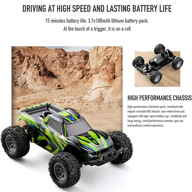 1:32Proportion Remote Control Car; Remote Control Car Max 20 Km/h; 2.4Ghz High-Speed All-terrain Outdoor Electric Toy Car; Boys & Girls Kids Remote Control Car-02 - VINE GLOBAL