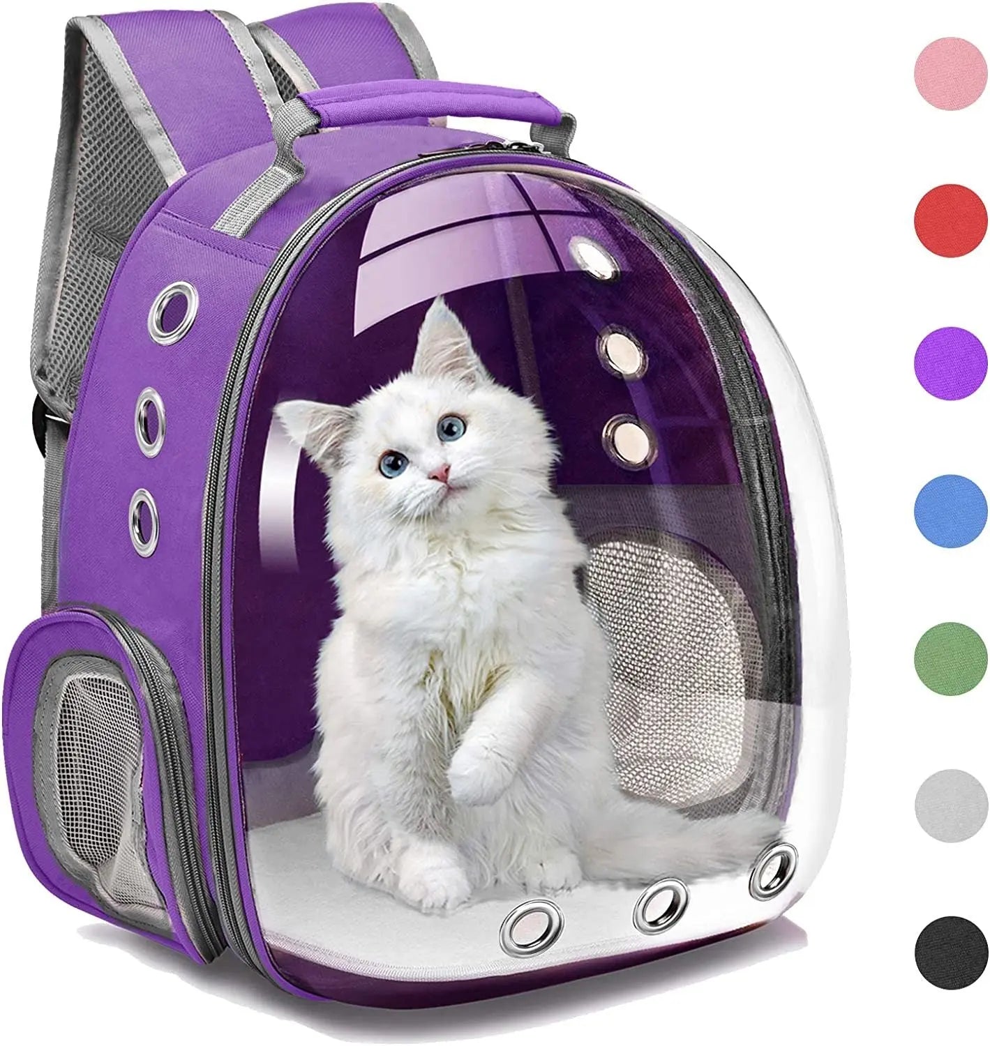 Cat Backpack Carrier Bubble Bag; Small Dog Backpack Carrier for Small Dogs; Space Capsule Pet Carrier Dog Hiking Backpack Airline Approved Travel Carrier - VINE GLOBAL