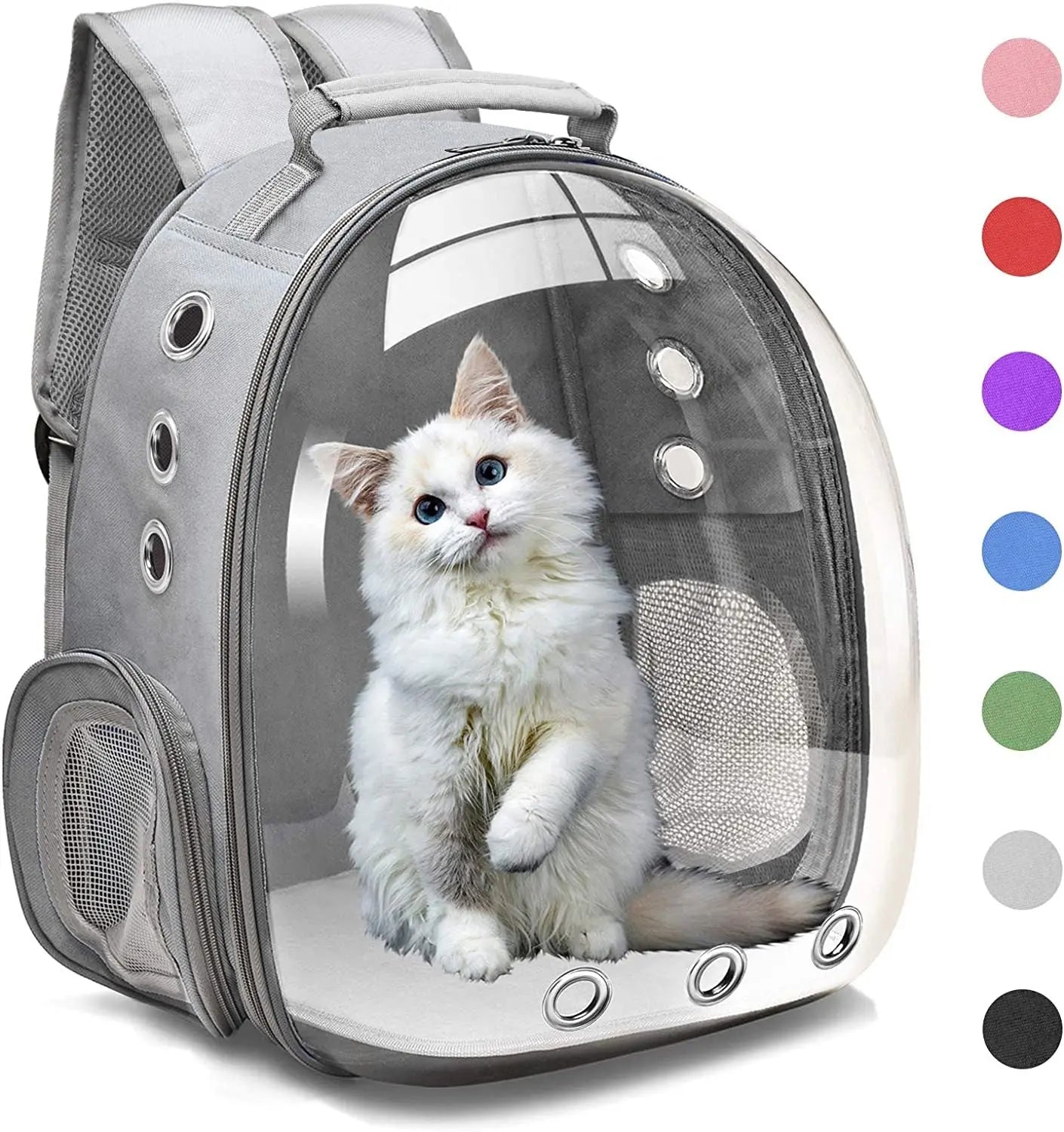 Cat Backpack Carrier Bubble Bag; Small Dog Backpack Carrier for Small Dogs; Space Capsule Pet Carrier Dog Hiking Backpack Airline Approved Travel Carrier - VINE GLOBAL