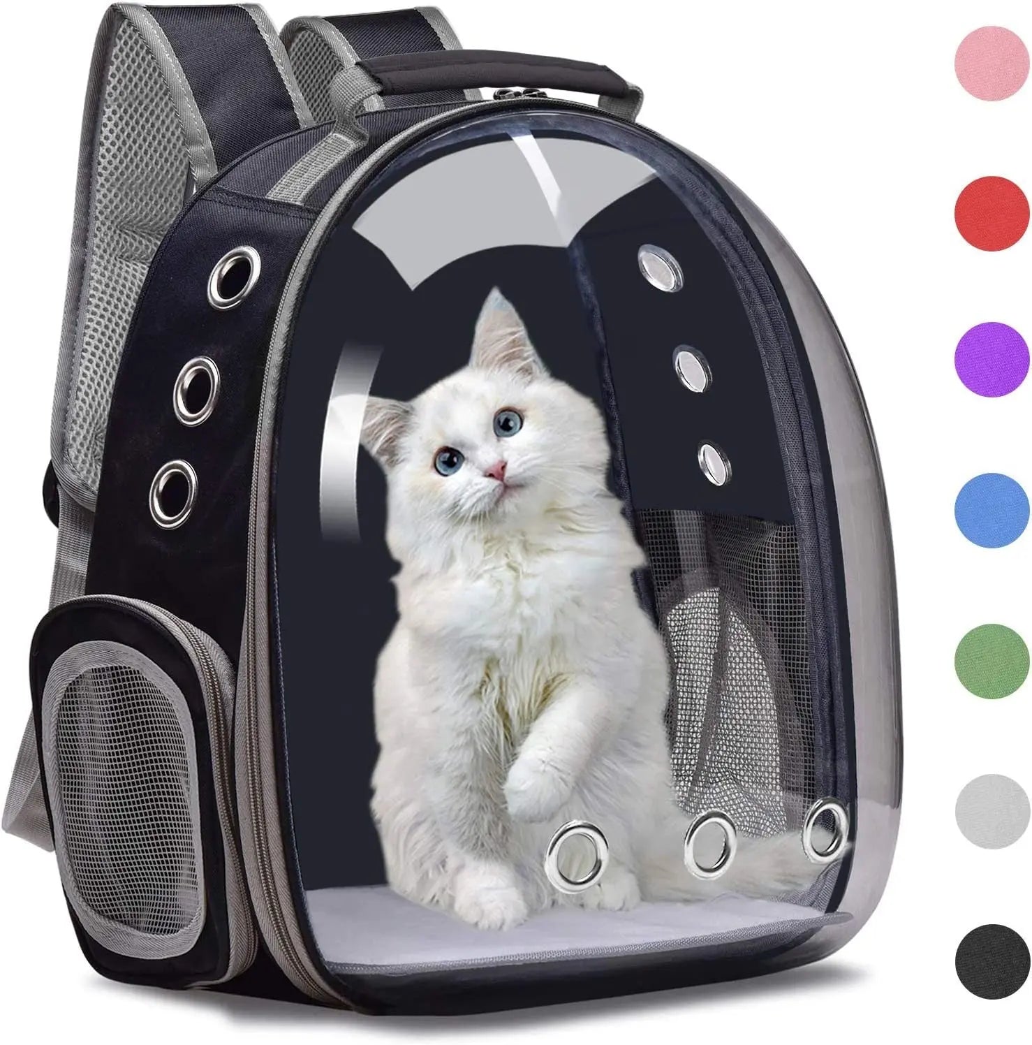 Cat Backpack Carrier Bubble Bag; Small Dog Backpack Carrier for Small Dogs; Space Capsule Pet Carrier Dog Hiking Backpack Airline Approved Travel Carrier - VINE GLOBAL