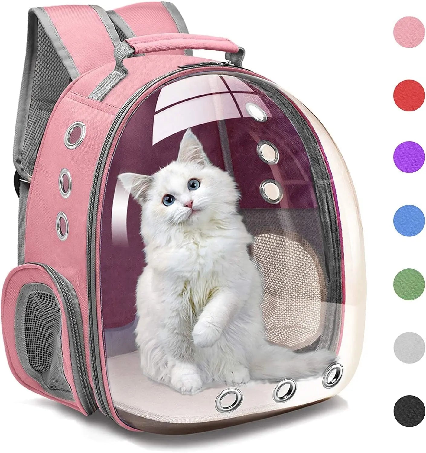 Cat Backpack Carrier Bubble Bag; Small Dog Backpack Carrier for Small Dogs; Space Capsule Pet Carrier Dog Hiking Backpack Airline Approved Travel Carrier - VINE GLOBAL