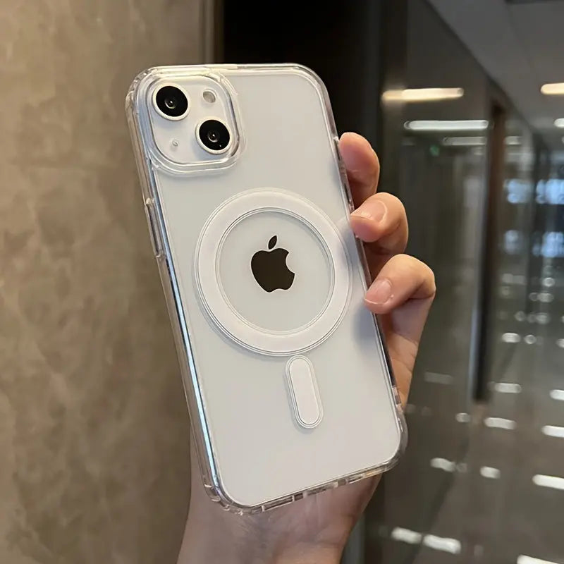 Magsafe Magnetic Wireless Charging Clear Phone Case For IPhone 14 13 12 11 Pro MAX Mini XR X XS Plus - VINE GLOBAL