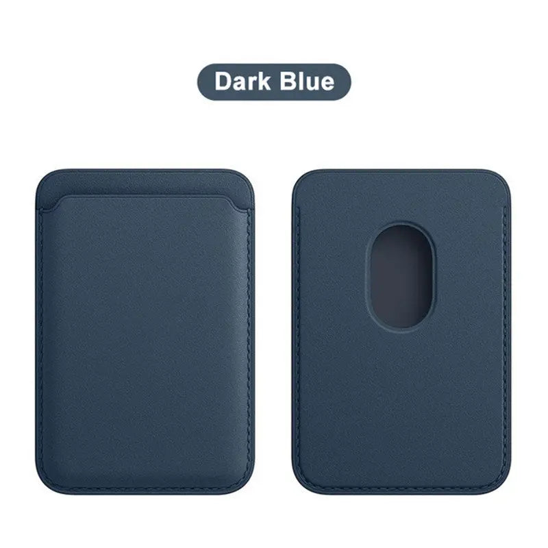 Magsafe Magnetic Leather Card Clip For IPhone 14 Pro Max 13 12 Pro Magnetic Wallet Card Holder Bag Phone Case Accessories - VINE GLOBAL