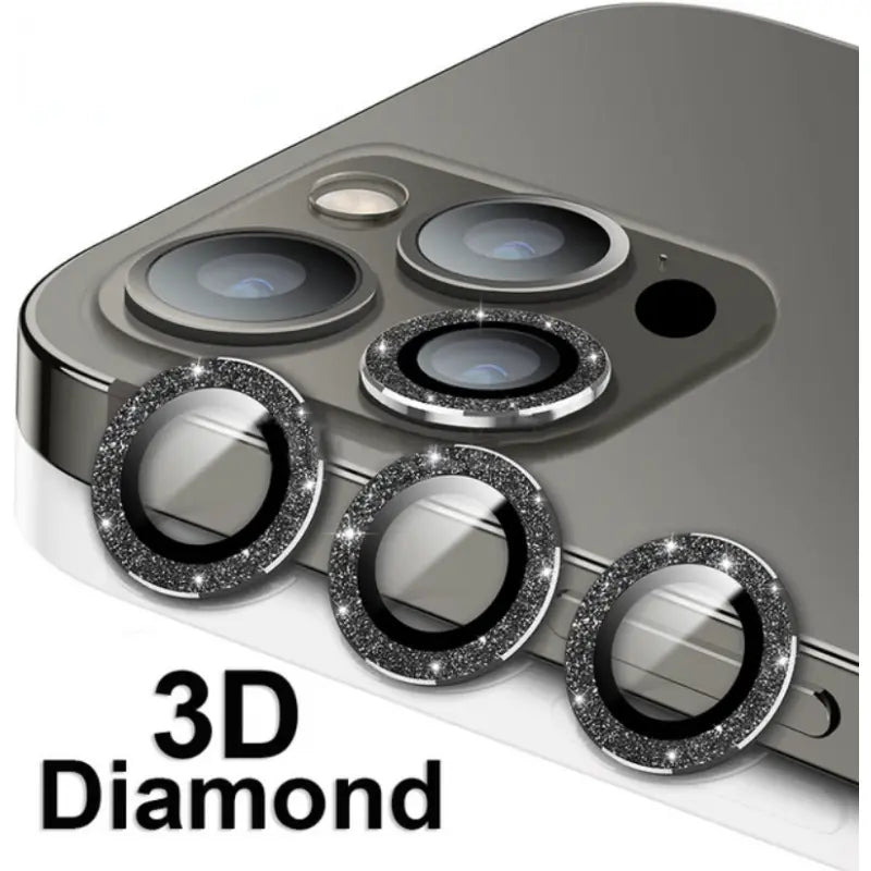 Shiny Glitter Camera Protector; Lens Protection For IPhone 14 13 12 11 Pro Max - VINE GLOBAL