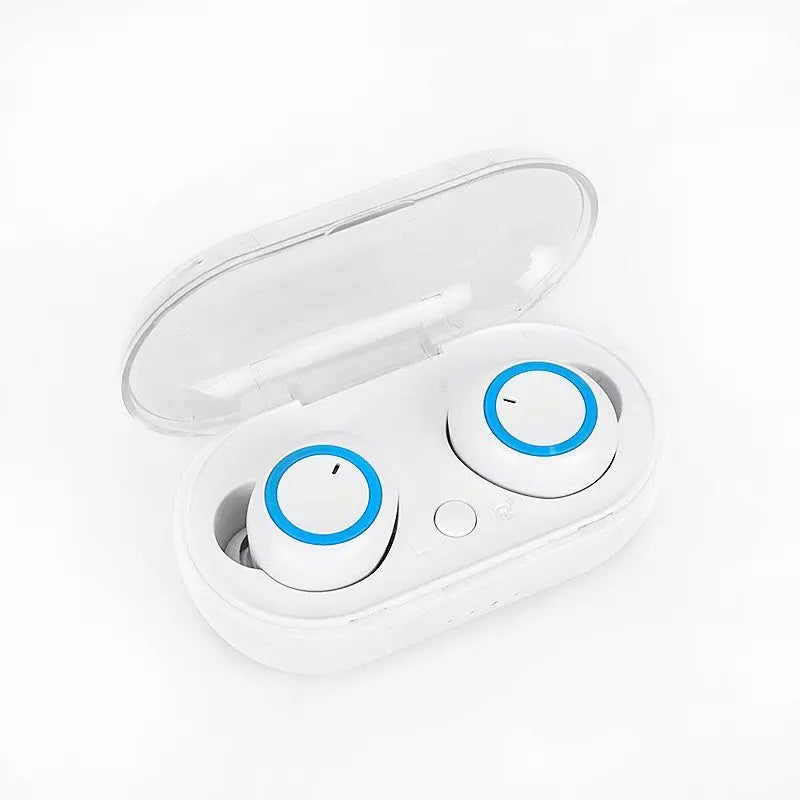 Y50 Bluetooth Headset TWS2 Bluetooth Headset Mini Portable with Wireless Bluetooth Headset 5.0 Touch Touch - VINE GLOBAL