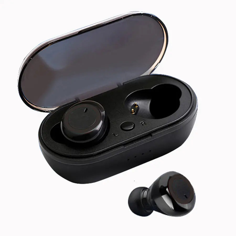 Y50 Bluetooth Headset TWS2 Bluetooth Headset Mini Portable with Wireless Bluetooth Headset 5.0 Touch Touch - VINE GLOBAL