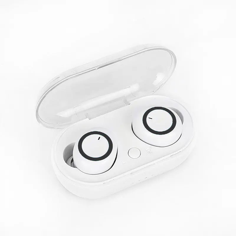 Y50 Bluetooth Headset TWS2 Bluetooth Headset Mini Portable with Wireless Bluetooth Headset 5.0 Touch Touch - VINE GLOBAL