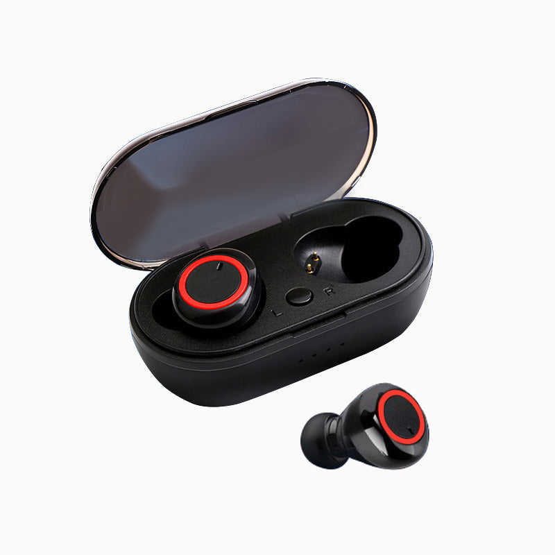 Y50 Bluetooth Headset TWS2 Bluetooth Headset Mini Portable with Wireless Bluetooth Headset 5.0 Touch Touch - VINE GLOBAL