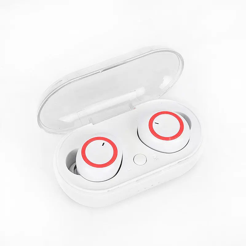Y50 Bluetooth Headset TWS2 Bluetooth Headset Mini Portable with Wireless Bluetooth Headset 5.0 Touch Touch - VINE GLOBAL