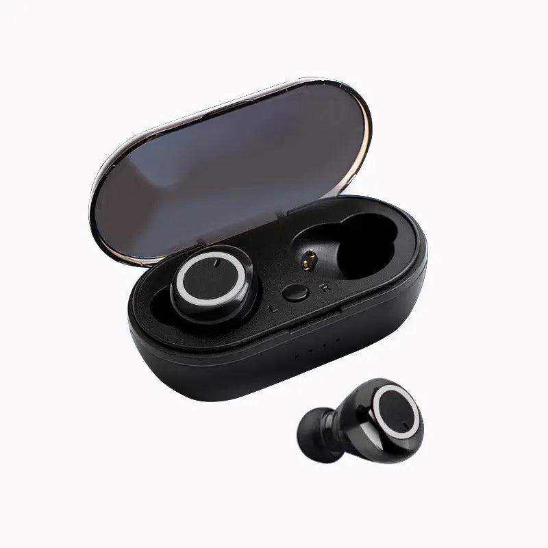 Y50 Bluetooth Headset TWS2 Bluetooth Headset Mini Portable with Wireless Bluetooth Headset 5.0 Touch Touch - VINE GLOBAL