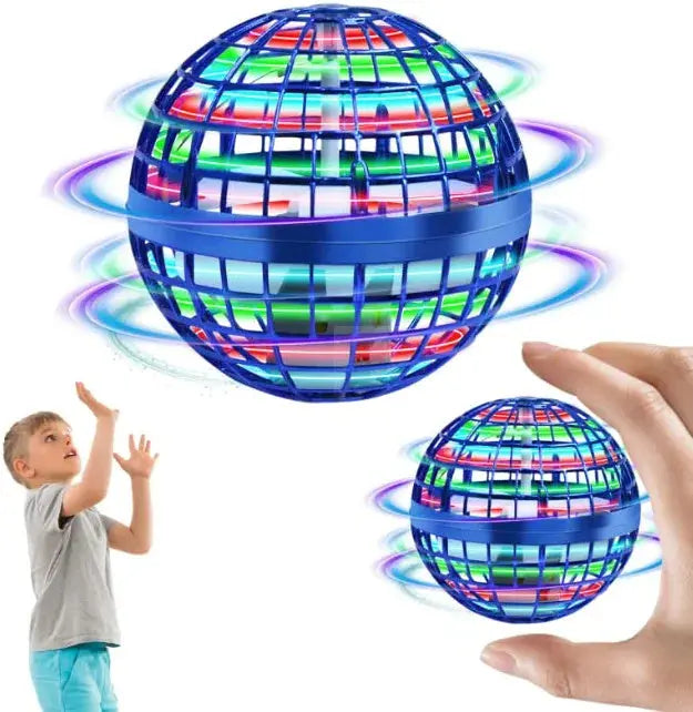 Flying Ball Toys;  Hover Orb;  2022 Magic Controller Mini Drone;  Boomerang Spinner 360 Rotating Spinning UFO Safe for Kids Adults - VINE GLOBAL