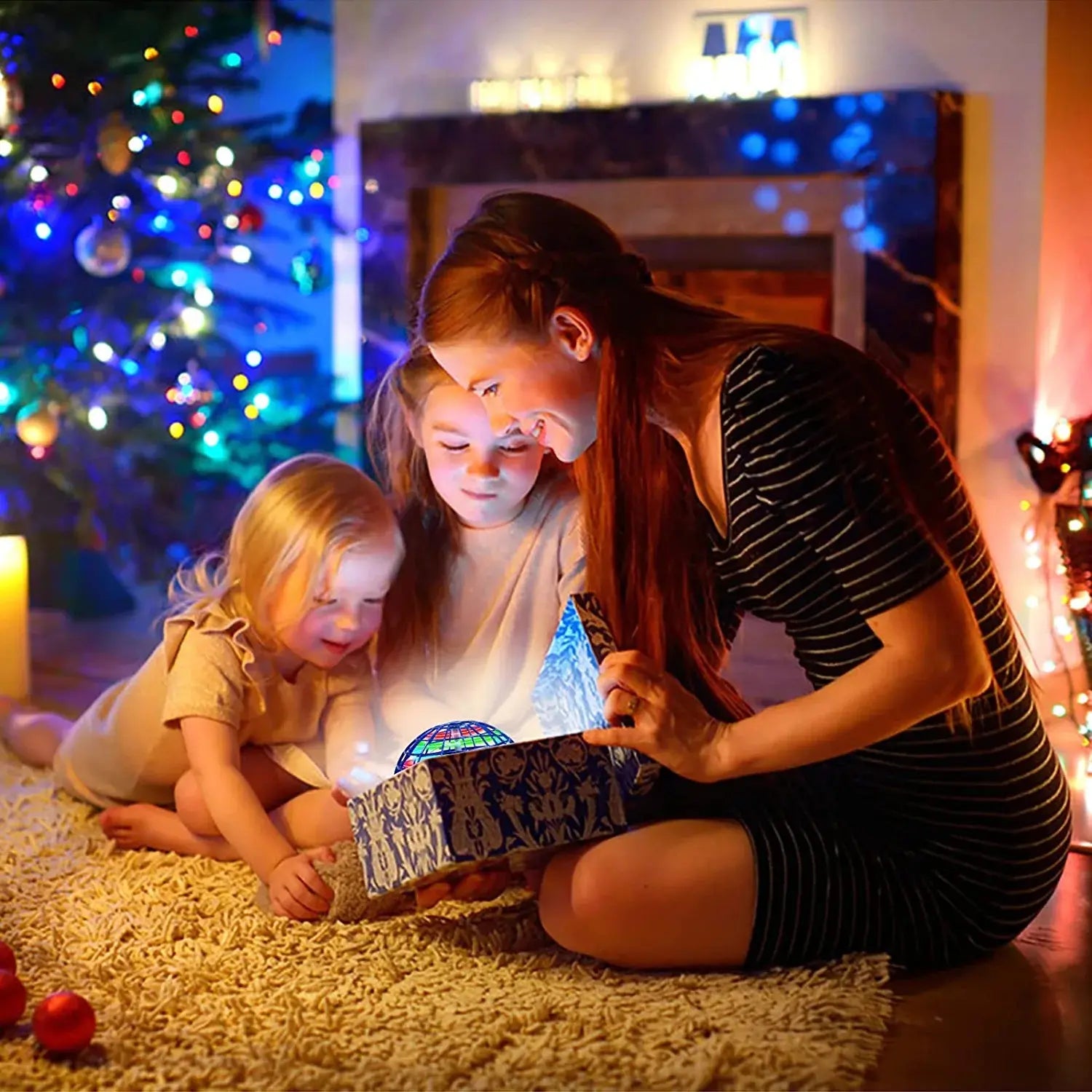 Flying Ball Toys;  Hover Orb;  2022 Magic Controller Mini Drone;  Boomerang Spinner 360 Rotating Spinning UFO Safe for Kids Adults - VINE GLOBAL